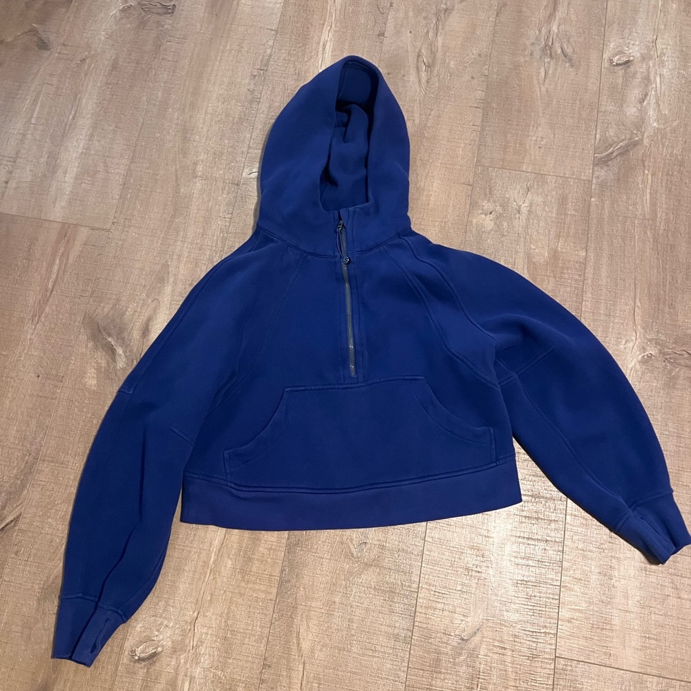 Lululemon Scuba oversized half-zip color: physic blue    Size: xs/s